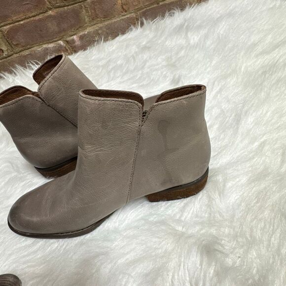 Born Women's Olio Grey Leather Ankle Boots Size 9 - Picture 9 of 9